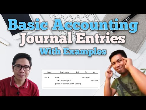 Paano mag Journal Entry (with examples)