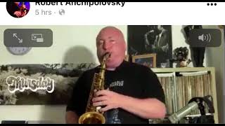 10MFAN SHOWBOAT ALTO SAX MOUTHPIECE—-“I thought about you” Robert Anchipolovsky!