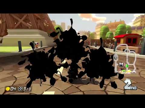 Winning on 200cc Paris promenade.