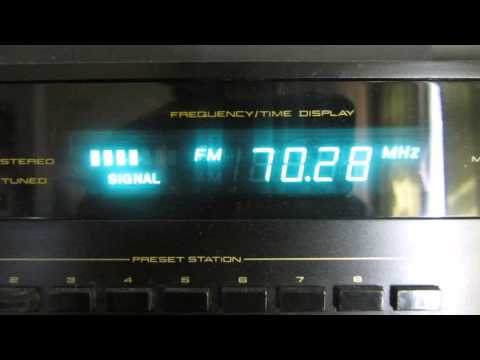 Scan of OIRT FM band with Videoton RT-7300 - 24th July 2013