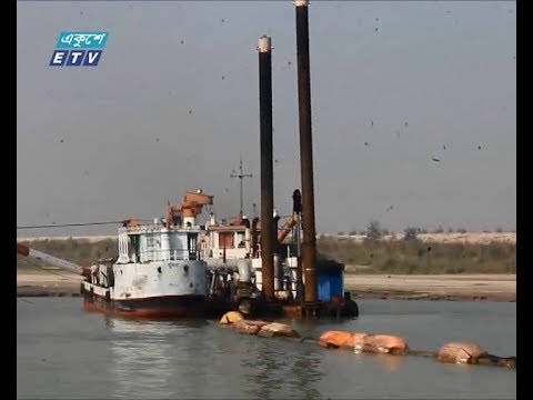 নাব্য সংকটে কয়েকটি রুটের ফেরি ও যান চলাচল ব্যহত