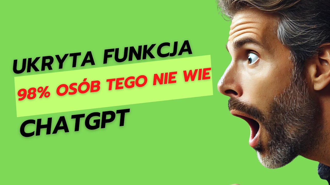 Dlaczego nikt nie mówi o tej funkcji ChatGPT? Poznaj sekret!