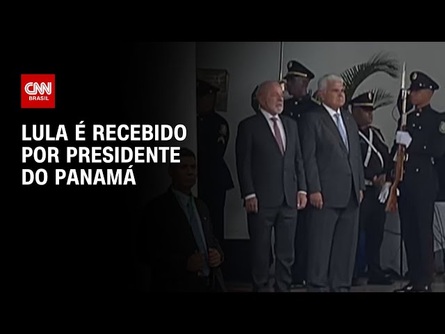 Lula é recebido pelo por José Mulino na cidade do Panamá | CNN 360°