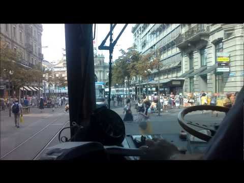 VBZ ZÜRICH TRAM - Linie 6: Bahnhof Enge - Zoo