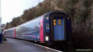 preview picture of video 'FGW Night Riviera Departing Penzance Station | 57604 | 17/12/11'