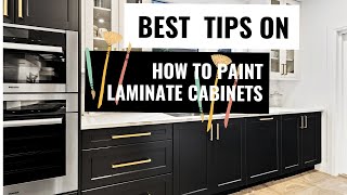 How to paint laminate cabinets like a pro at home