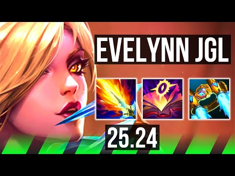 EVELYNN vs SYLAS (JGL) | 50K damage, 17/3/16 | KR Master | 25.24