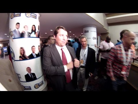 Will Muschamp navigates SEC Media Days