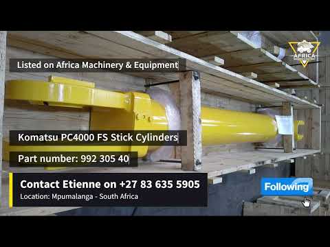 Komatsu PC4000 Face Shovel Stick Cylinders #Africa #Mining