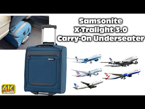 Samsonite X-Tralight 3.0 Carry-On Underseater Detailed Review (4k UHD) #samsonite
