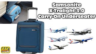 Samsonite X-Tralight 3.0 Carry-On Underseater Detailed Review (4k UHD) #samsonite