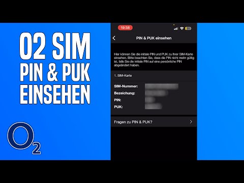 O2 SIM Karte PIN & PUK herausfinden | Tutorial
