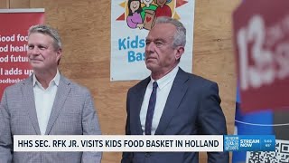 U.S. Health and Human Services Secretary RFK Jr. tours Kids' Food Basket in Holland