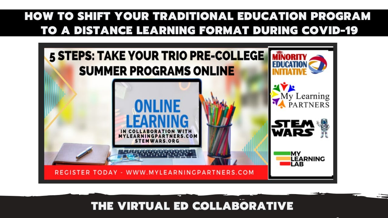 How to Shift Your Traditional Education Program to a Distance Learning Format in 5 Steps (Morning)