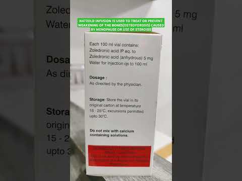 5mg/100ml zoledronic acid  infusion