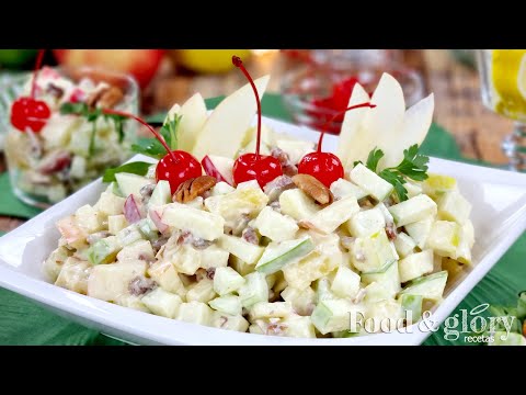 ¡Cremosa, Rica y Digestiva para Navidad! Ensalada Navideña de Manzana