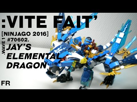 Vidéo LEGO Ninjago 70602 : Le dragon élémentaire de Jay