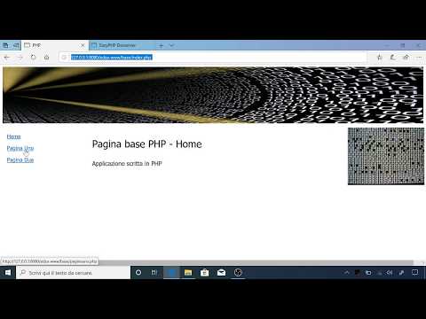 02 - EasyPHP - Avvio Applicazione PHP