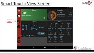 Lochinvar Smart Touch Screens