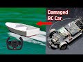 How To Make A Remote Control Boat Very Easy HOW TO MAKE A BOAT FROM USELESS RC CAR