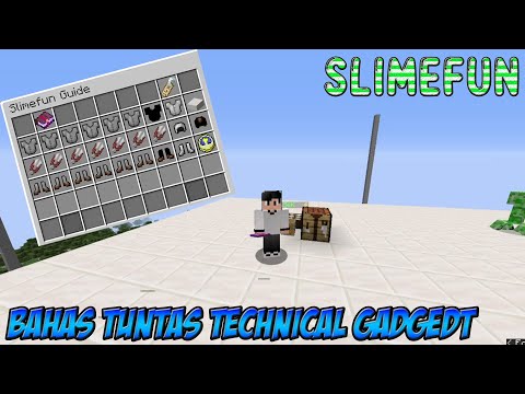 COMPLETE DISCUSSION OF TECHNICAL GADGETS - MINECRAFT SLIMEFUN TUTORIAL INDONESIA PART 17