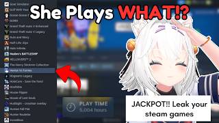 Filian Shows Off Her Steam Library