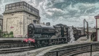 preview picture of video 'Keighley & Worth Valley Railway August Bank Holiday weekend 2013'