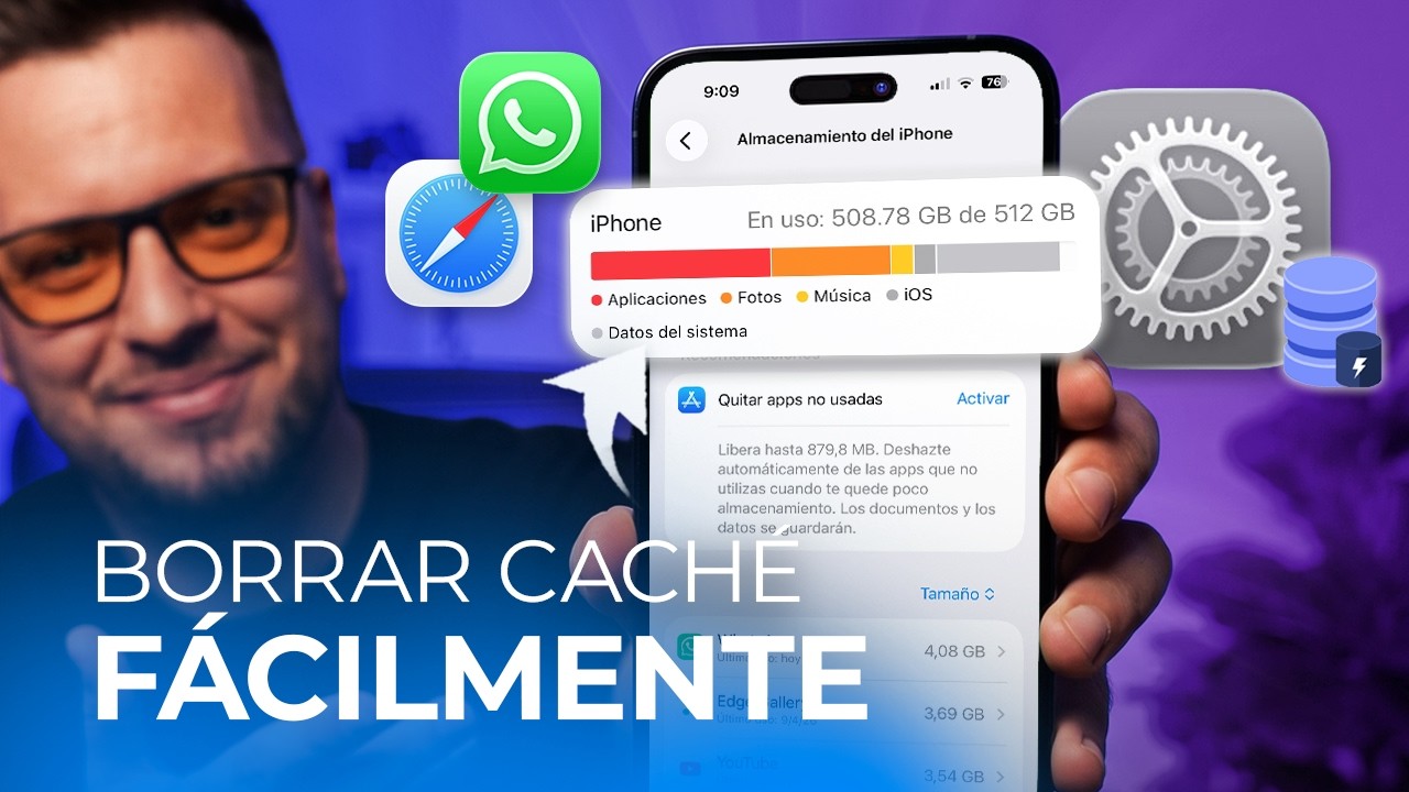 Borra la caché del iPhone y libera GB REALES en 1 minuto