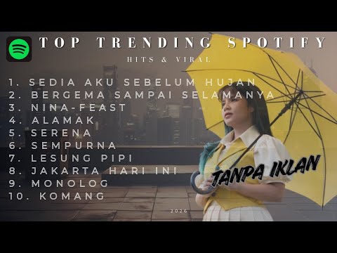 PLAYLIST LAGU SPOTIFY TERBARU 2025 | IDGITAF - SEDIA AKU SEBELUM HUJAN | TANPA IKLAN 🎵