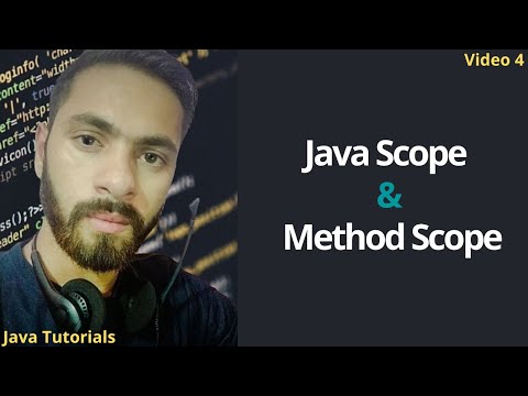 Java Scope & Method Scope || Java Tutorials