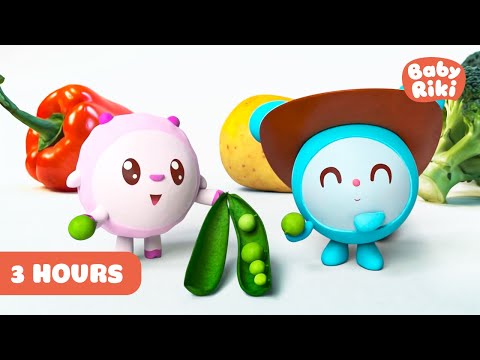BabyRiki | 3 Hours of Adventures 🕒 Best episodes about  | Cartoons for Kids | 0+