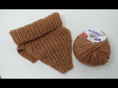 Wedge collar - knitting a neck warmer