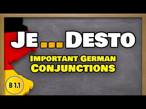 How to Use "je...desto" in German: A Complete and Easy Tutorial