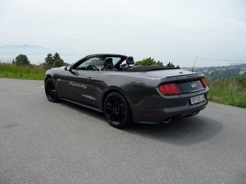2016 Mustang V8 Convertible Full review and test drive