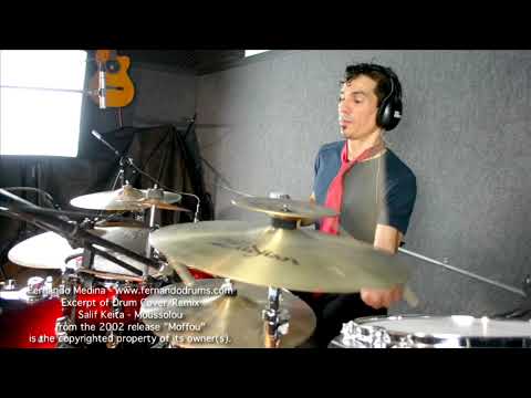 Fernando Medina - Salif Keita - Moussolou (Drum Cover/Remix) Short Excerpt