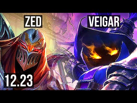 ZED vs VEIGAR (MID) | 11/1/9, 1.9M mastery, Legendary, 500+ games | EUW Grandmaster | 12.23