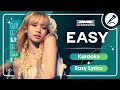 LE SSERAFIM - EASY Instrumental | Karaoke with Easy Lyrics