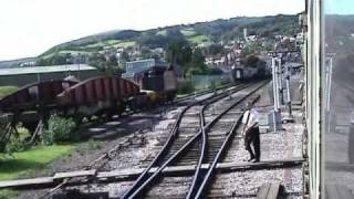 preview picture of video 'Steam Train journey from Minehead to Bishops Lydeard, Somerset, UK'