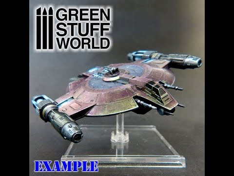 Chameleon Paints 2 - Painting example of an X-wing ship