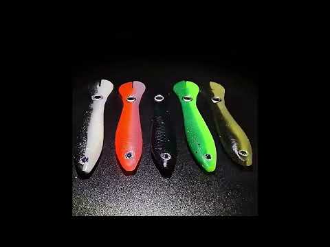 Vídeo Isca Soft Bait Albatroz Guppy 100