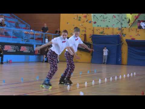 03 20180825 Konyukhova Daria - Smirnova Anna PSWC 2018 Freestyle Classic Senior Men Pair 3 place