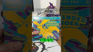 Ascended Heroes ETB Unboxing #pokemon #pokemoncards #shorts