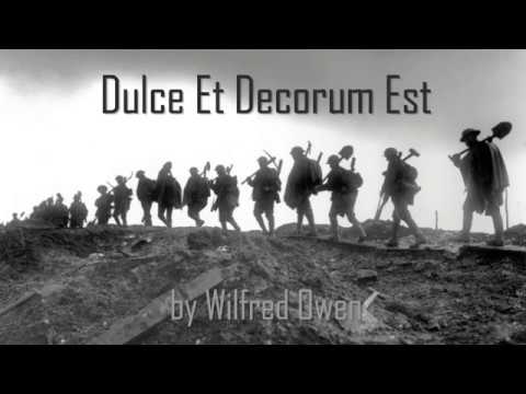 Dulce et Decorum Est - Wilfred Owen