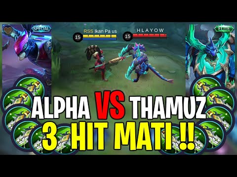 Alpha Vs Thamuz - Full Lifesteal Endless Battle - Mobile Legends