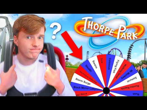Random Wheel Decides OUR DAY at Thorpe Park!