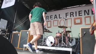 Real Friends "I Don't Love You Anymore" live Houston @ Vans Warped Tour 2016