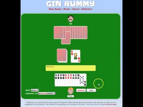 How to Play Gin Rummy (Card Game) - YouTube