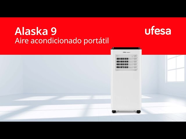 Ufesa Alaska 9 Aire Acondicionado Portátil 9000 BTU/día 950W Blanco video