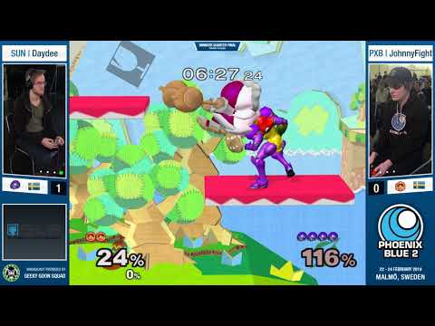 PXB2 - SUN | Daydee (Samus) Vs. PXB | JohnnyFight (IC) - Winners Quarters - Melee Singles
