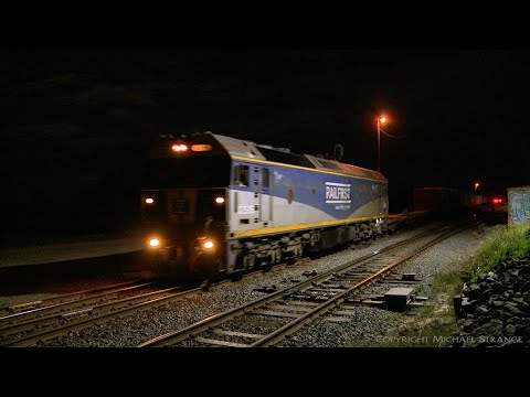 9171 QUBE Ultima Containerised Hay Train With G515 (21/10/2021) - PoathTV Australian Railways